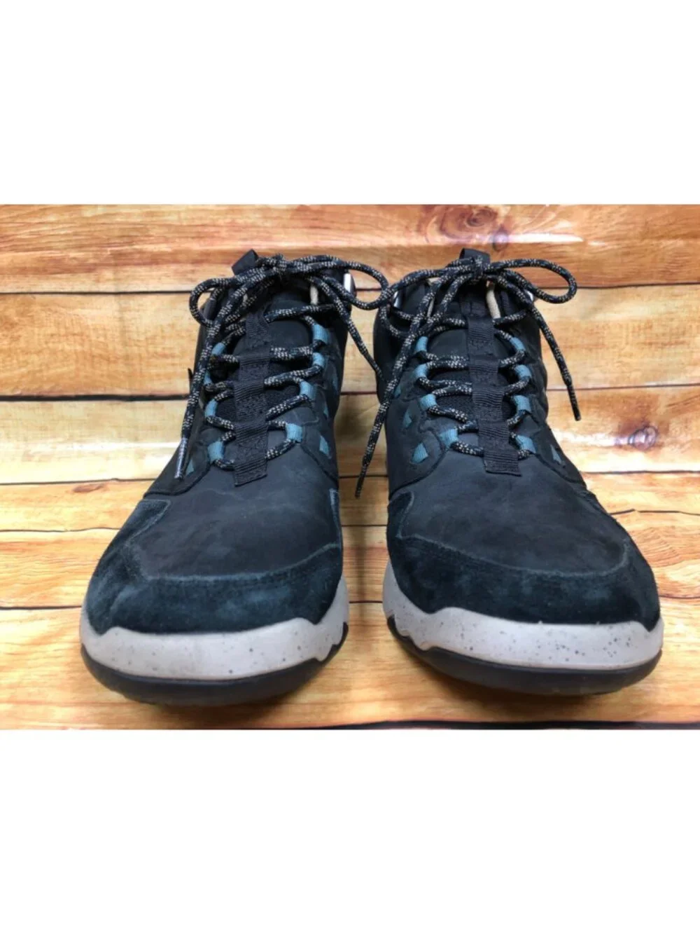 Teva Mens 11 / 44.5 Ridgeview Mid Black Hiking Boots 1013643